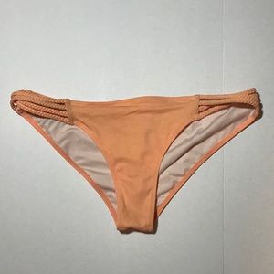 Victoria Secret Bikini Bottoms Peach Medium